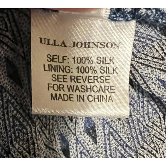 Ulla Johnson Melilla Silk Print Dress size 6 - Picture 11 of 12